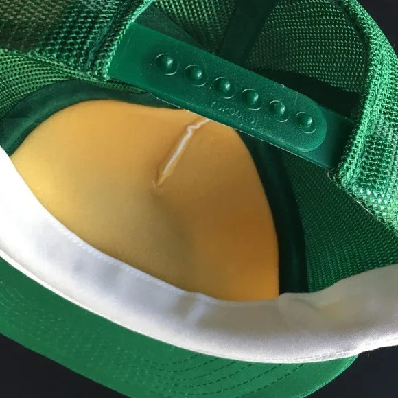 NEW Vintage 1980's Moosehead Beer Green White Trucker Hat Cap Polyfoam Snapback - Picture 9 of 13